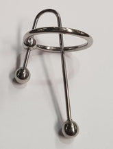 JustSteel Urethra Clip with Glans Ring